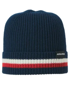 Discount JACK & JONES Blue Hat & Gloves Set