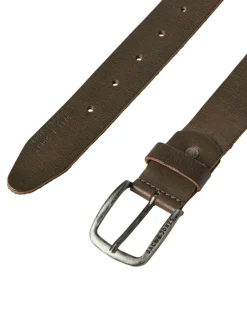 New JACK & JONES Leather Belt Brown
