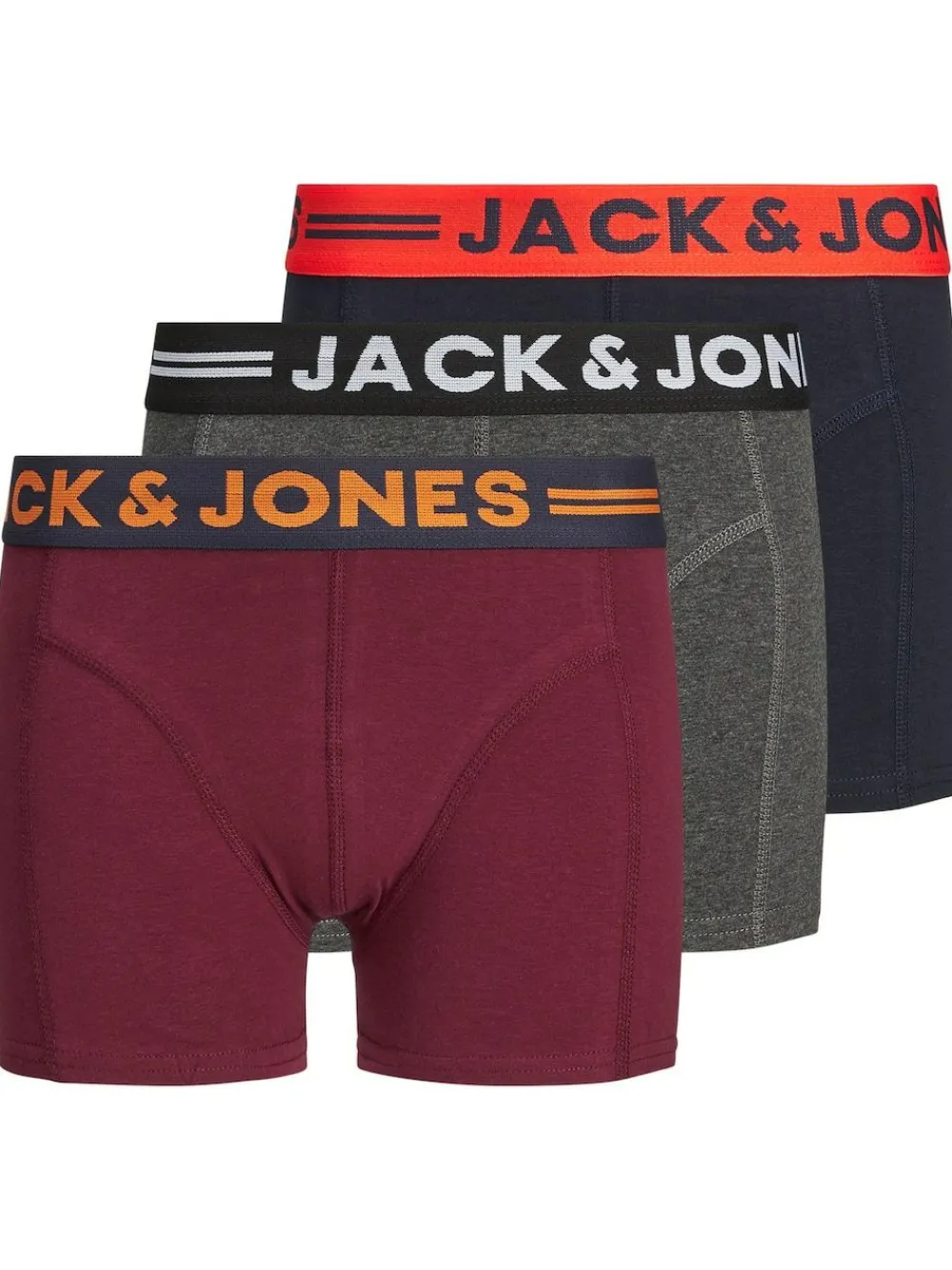 JACK & JONES JUNIOR Black Boxers 3 Pack^BOY Underwear