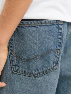 New JACK & JONES JUNIOR Blue Ron Extra Baggy Fit Jeans