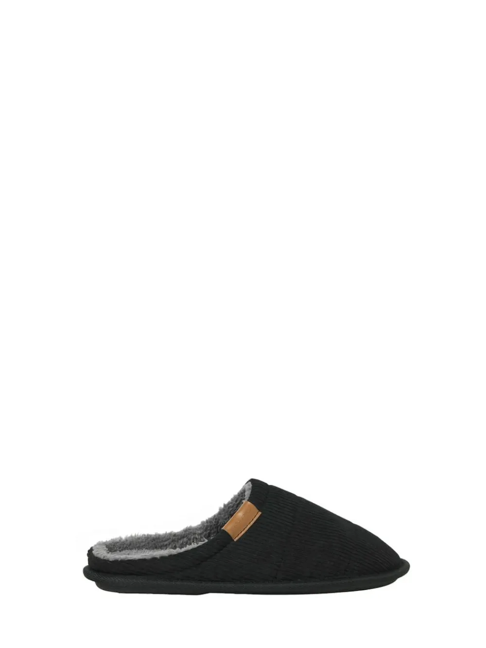 JACK & JONES JUNIOR Courdroy Mule Black Slippers^BOY Nightwear