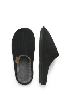 JACK & JONES JUNIOR Courdroy Mule Black Slippers^BOY Nightwear