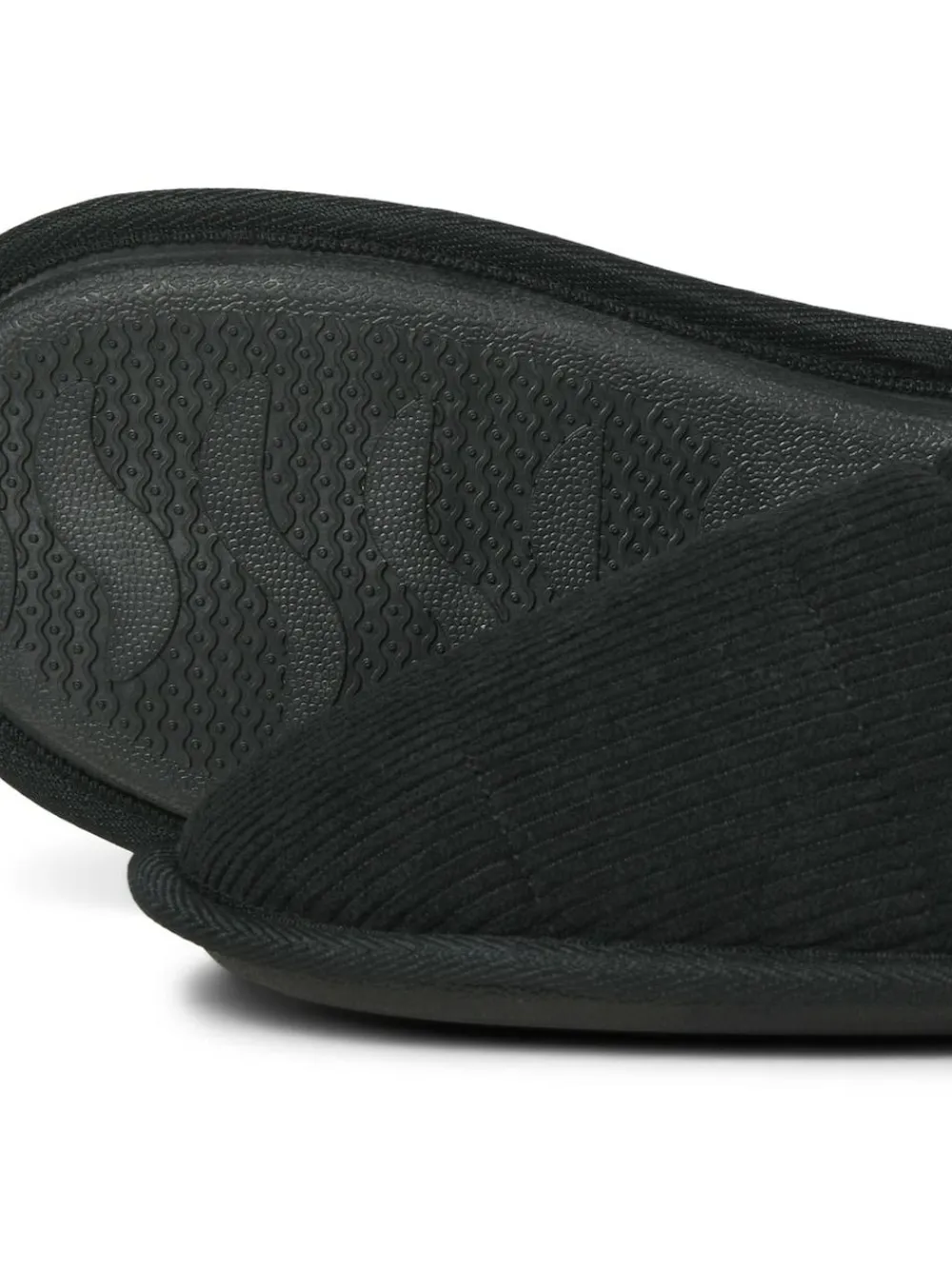 JACK & JONES JUNIOR Courdroy Mule Black Slippers^BOY Nightwear