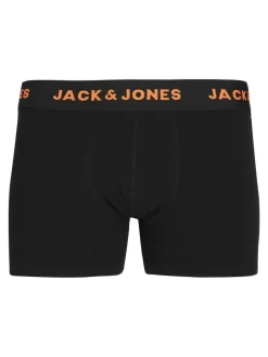 Hot JACK & JONES JUNIOR Logo Black Boxers 7 Pack