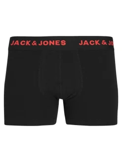 Hot JACK & JONES JUNIOR Logo Black Boxers 7 Pack