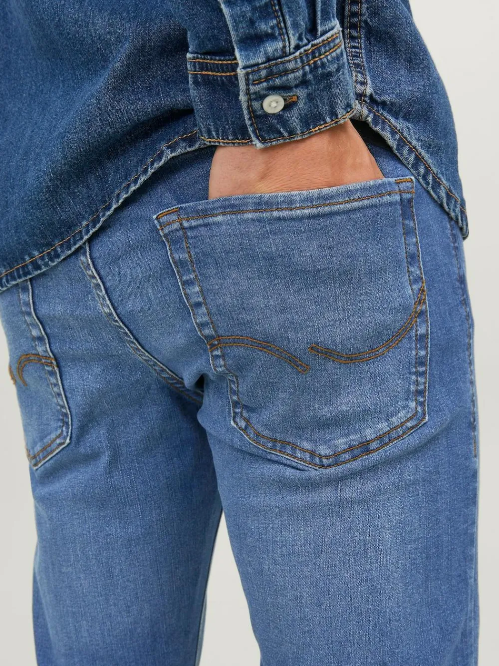 Best JACK & JONES Light Blue Glenn Slim Fit Jeans