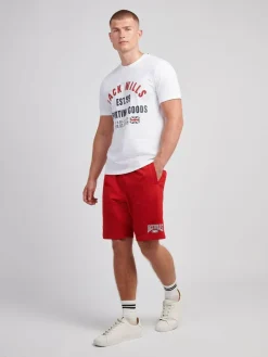 Clearance Jack Wills Sports Team Loopback Shorts Red