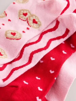 Discount Next Ankle Socks 4 Pack Jammy Heart
