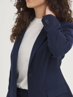 JD Williams Blue Value Single Breasted Blazer^Women Blazers|Suits & Tailoring