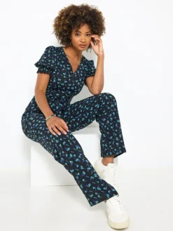 Joe Browns Black Petite Ditsy Floral Jumpsuit^Women Jumpsuits & Playsuits