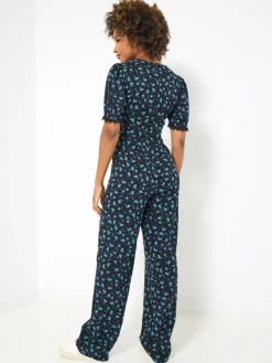 Joe Browns Black Petite Ditsy Floral Jumpsuit^Women Jumpsuits & Playsuits