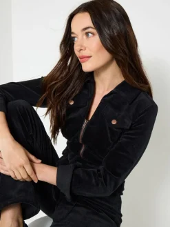 Joe Browns Black Petite Stretch Fit Darcy Cord Jumpsuit^Women Jumpsuits & Playsuits