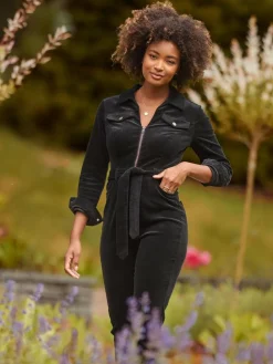Joe Browns Black Stretch Fit Darcy Cord Jumpsuit^Women Jumpsuits & Playsuits