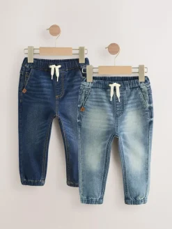 Next Jogger Jeans With Comfort Stretch 2 Pack (3mths-7yrs)