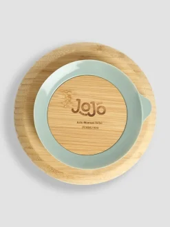 Jojo Maman Bébé Bamboo Plate with Suction & Spoon^ Dinner Sets & Pasta Bowls