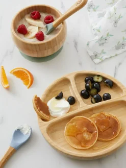 Discount Jojo Maman Bébé Bamboo Suction Bowl & Spoon Set