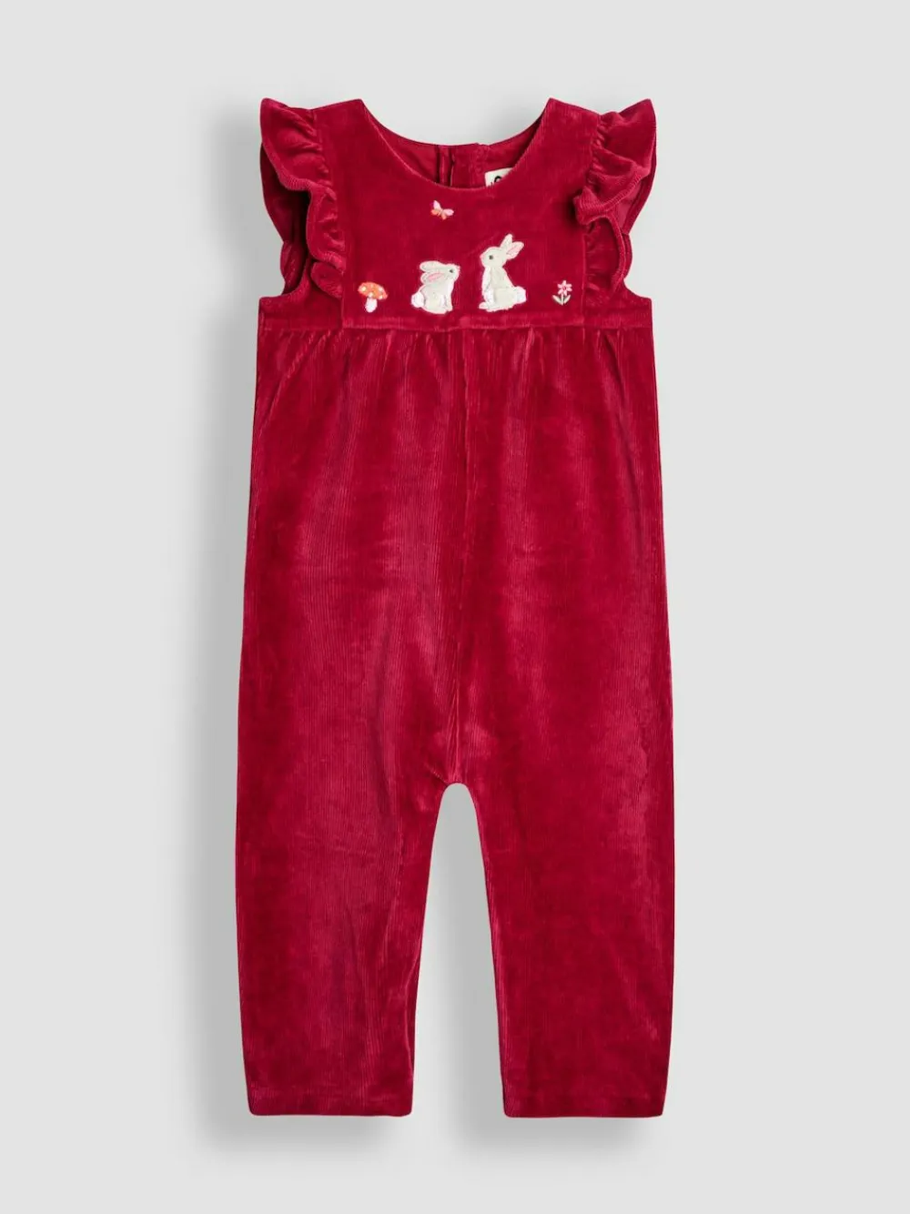 Jojo Maman Bébé Appliqué Velour Dungarees & Top Set^ Jumpsuits & Playsuits