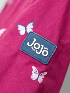 Sale Jojo Maman Bébé Lined Parka Berry Butterfly