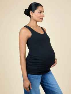 Jojo Maman Bébé Black 2-Pack Maternity Vests^Women Loungewear