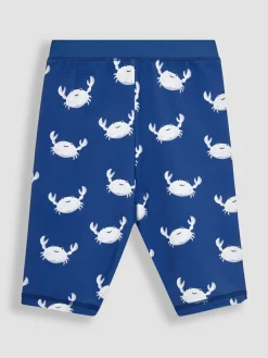 Hot Jojo Maman Bébé UPF 50 2-Piece Sun Protection Suit Blue Crab