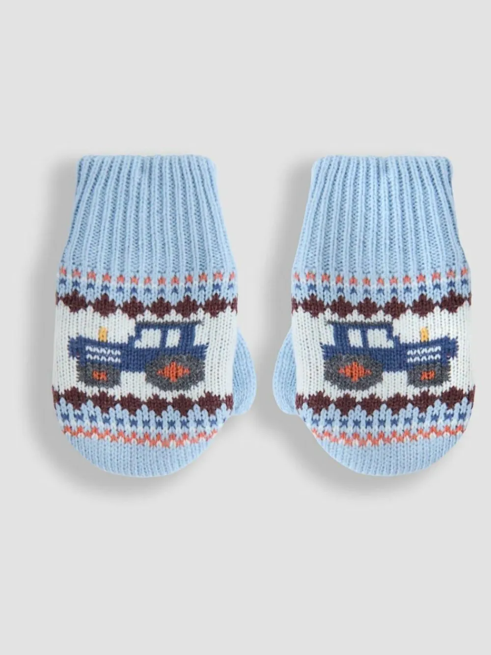 Online Jojo Maman Bébé Gloves Blue Fairisle