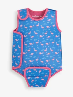 Discount Jojo Maman Bébé Blue Flamingo Print Baby Wetsuit