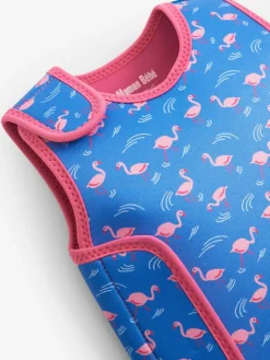 Discount Jojo Maman Bébé Blue Flamingo Print Baby Wetsuit