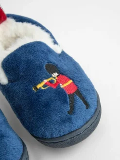 Jojo Maman Bébé Blue London Soldiers Slipper Shoe^BOY Nightwear