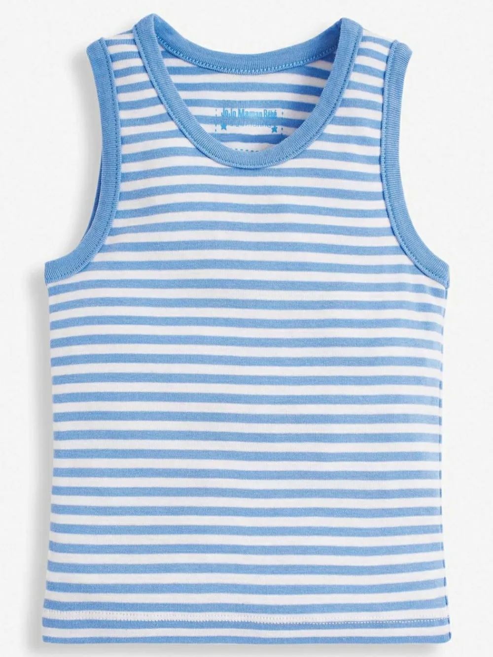 Jojo Maman Bébé Blue 3-Pack Digger Boys' Vest Set^BOY Vests|Vests