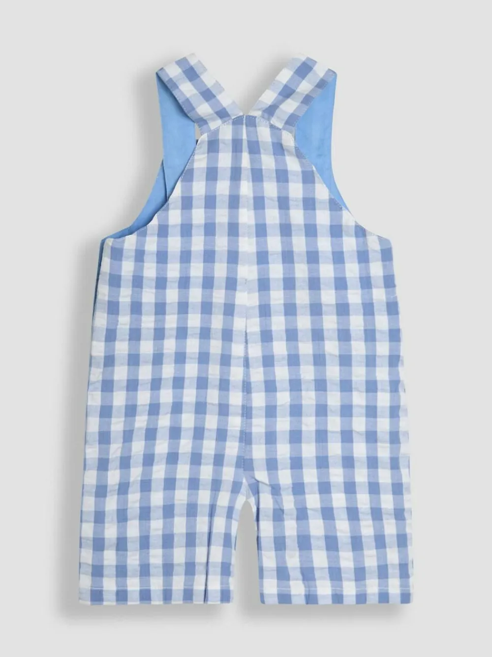 Jojo Maman Bébé Blue 2-Piece Peter Rabbit™ Gingham Dungarees & Body Set^BOY Dungarees