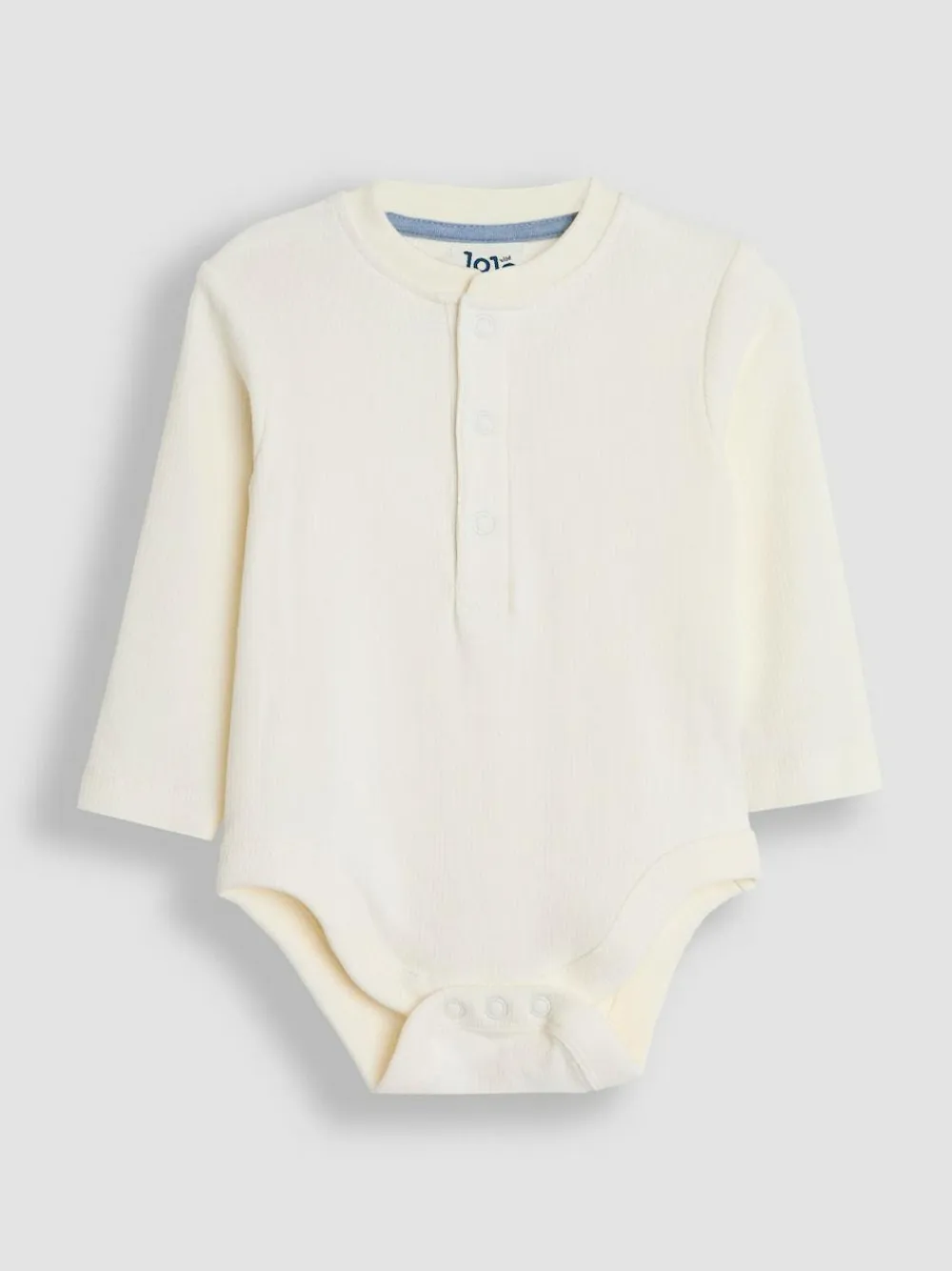 New Jojo Maman Bébé Blue Ribbed Bodies 2 Pack