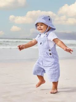 Online Jojo Maman Bébé Blue Stripe Sun Hat