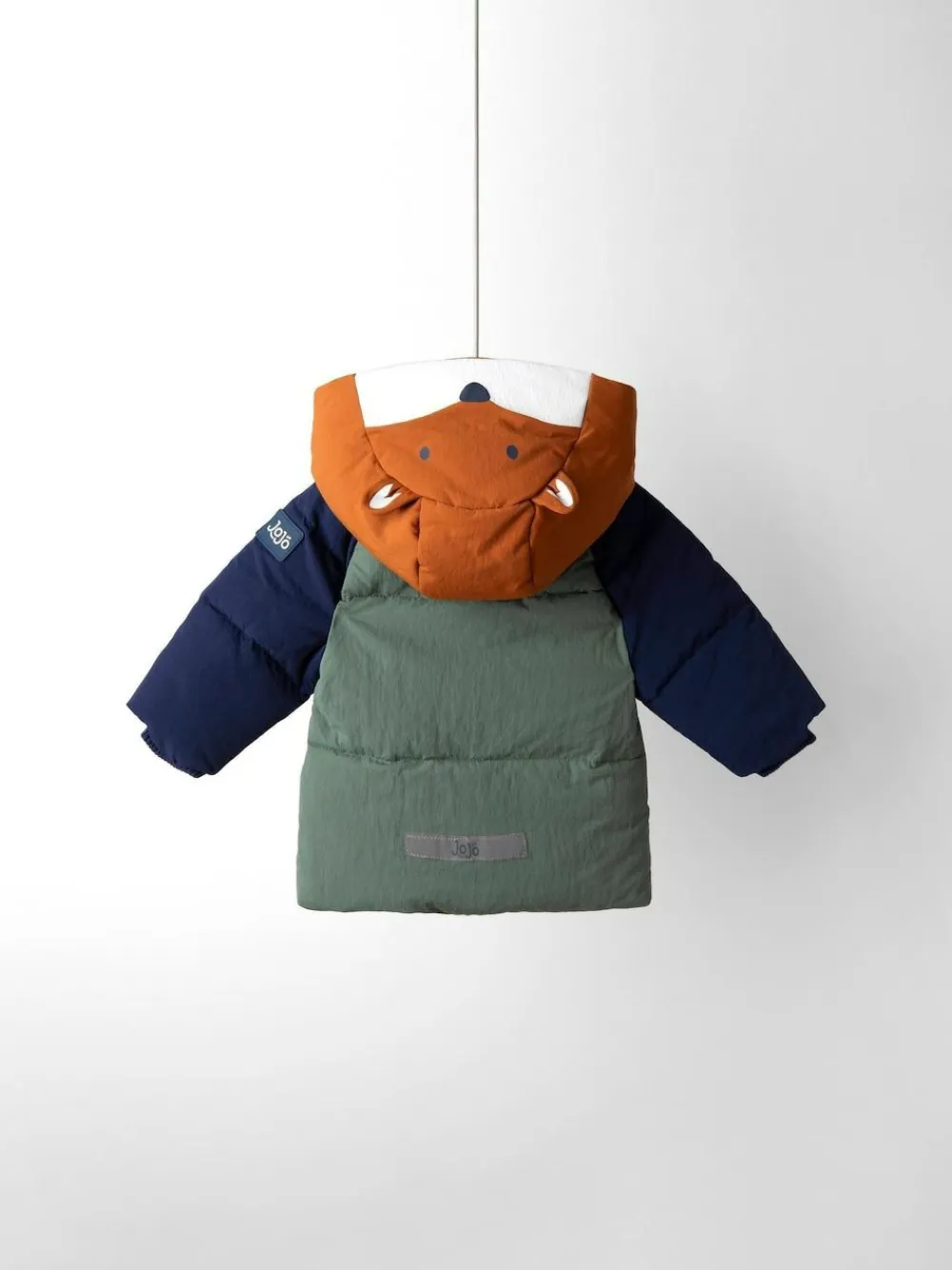 Hot Jojo Maman Bébé Borg Lined Hooded Puffer Coat Green