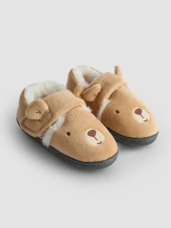 New Jojo Maman Bébé Brown Bear Slipper Shoe