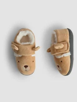 New Jojo Maman Bébé Brown Bear Slipper Shoe