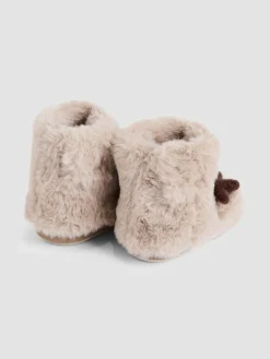 Jojo Maman Bébé Brown Reindeer Reindeer Slipper Boots