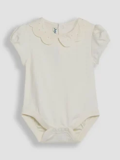 Jojo Maman Bébé Broderie Collar Body^ Bodysuits & Vests|Vests
