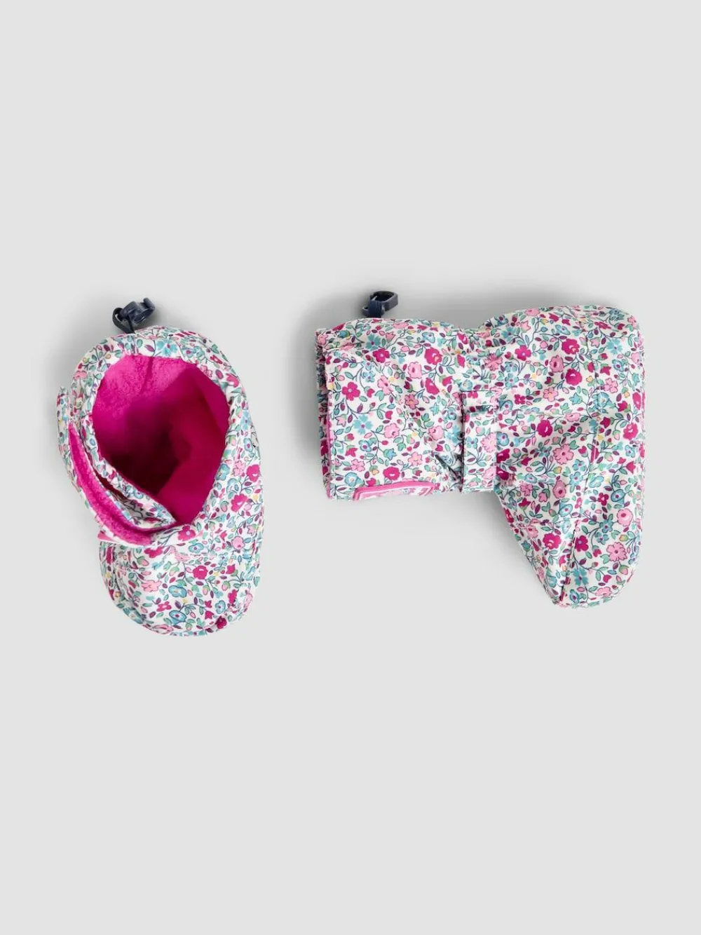 Jojo Maman Bébé Cream Ditsy Print Fleece Lined Booties^ Baby Boots|Boots