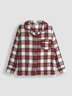 Jojo Maman Bébé Cream Mens Check Woven Pyjama Set^ Pyjamas