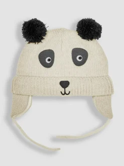 Outlet Jojo Maman Bébé Cream Panda Hat