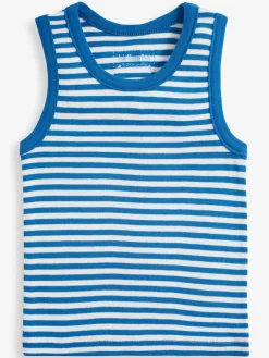 Jojo Maman Bébé Dinosaur 3-Pack Boys' Vest Set^BOY Underwear|Vests