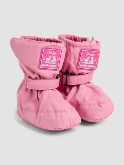 Hot Jojo Maman Bébé Dusty Pink Fleece Lined Booties