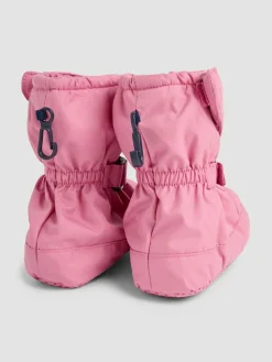 Hot Jojo Maman Bébé Dusty Pink Fleece Lined Booties