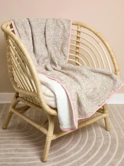 Jojo Maman Bébé Floral Print Muslin Blanket^ Nursery Bedding|Blankets