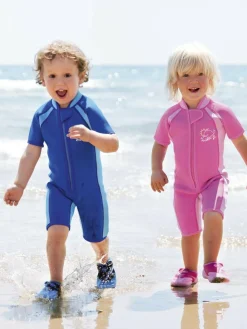 Jojo Maman Bébé Fuchsia Pink Junior Wetsuit^ Swimwear