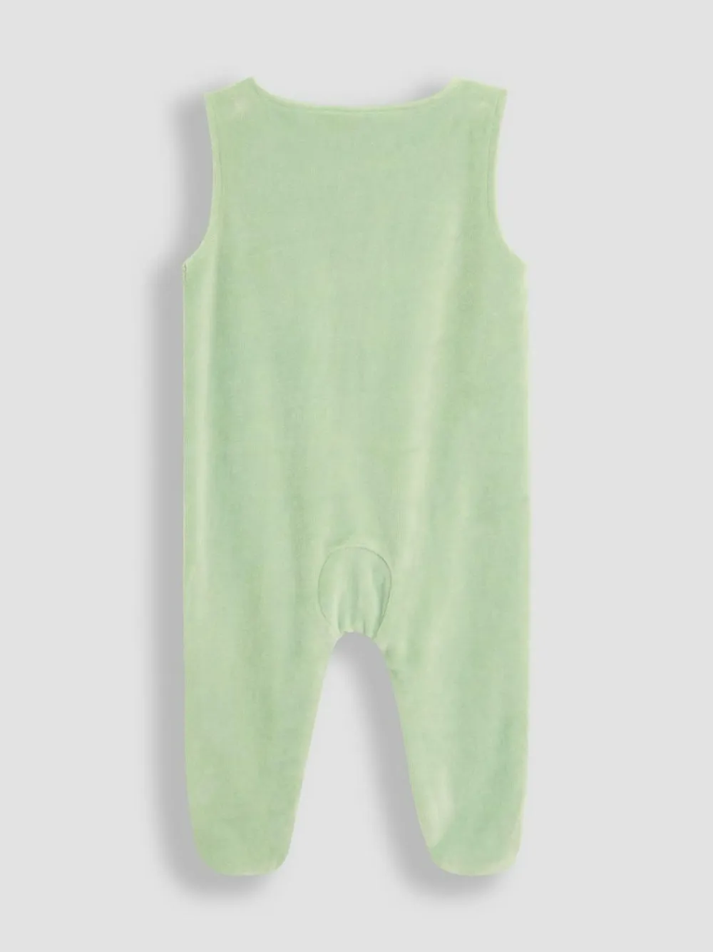 Best Jojo Maman Bébé Green Cotton Footed 2-Piece Dungarees Set