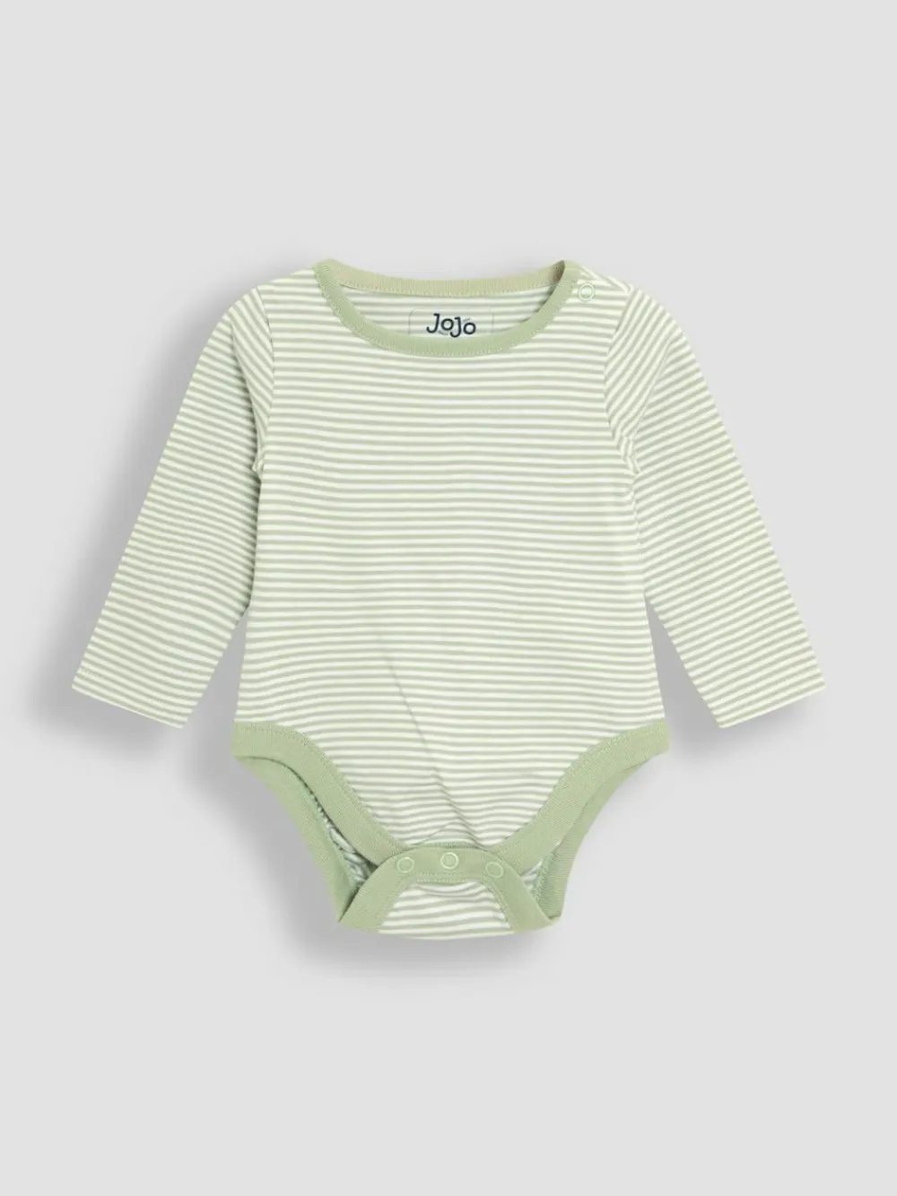 Best Jojo Maman Bébé Green Cotton Footed 2-Piece Dungarees Set