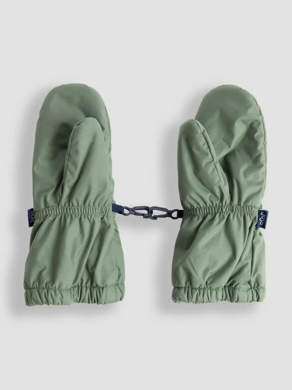 Hot Jojo Maman Bébé Waterproof Fleece Lined Mittens Green Dino