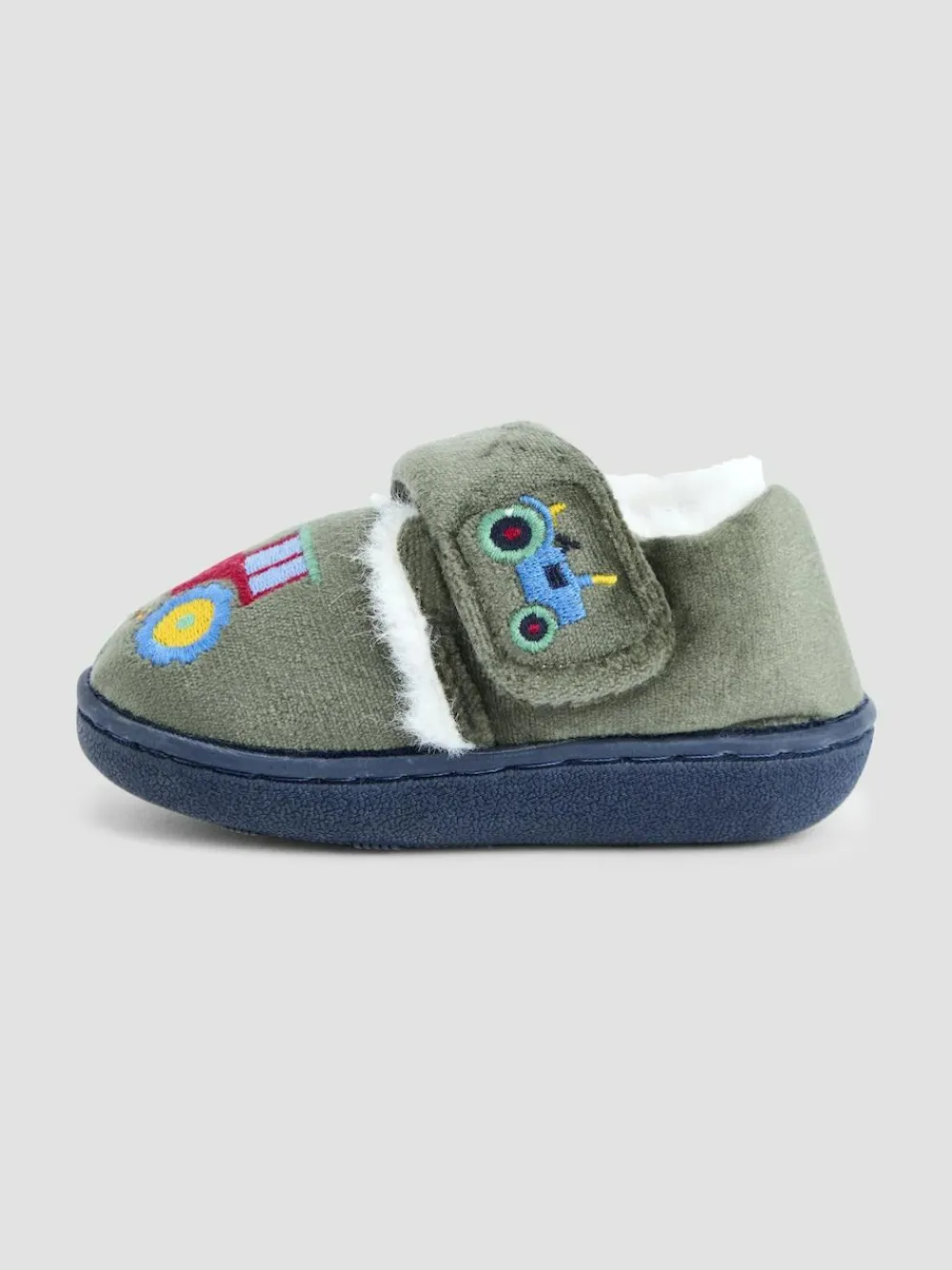 Best Jojo Maman Bébé Green Tractor Slipper Shoe