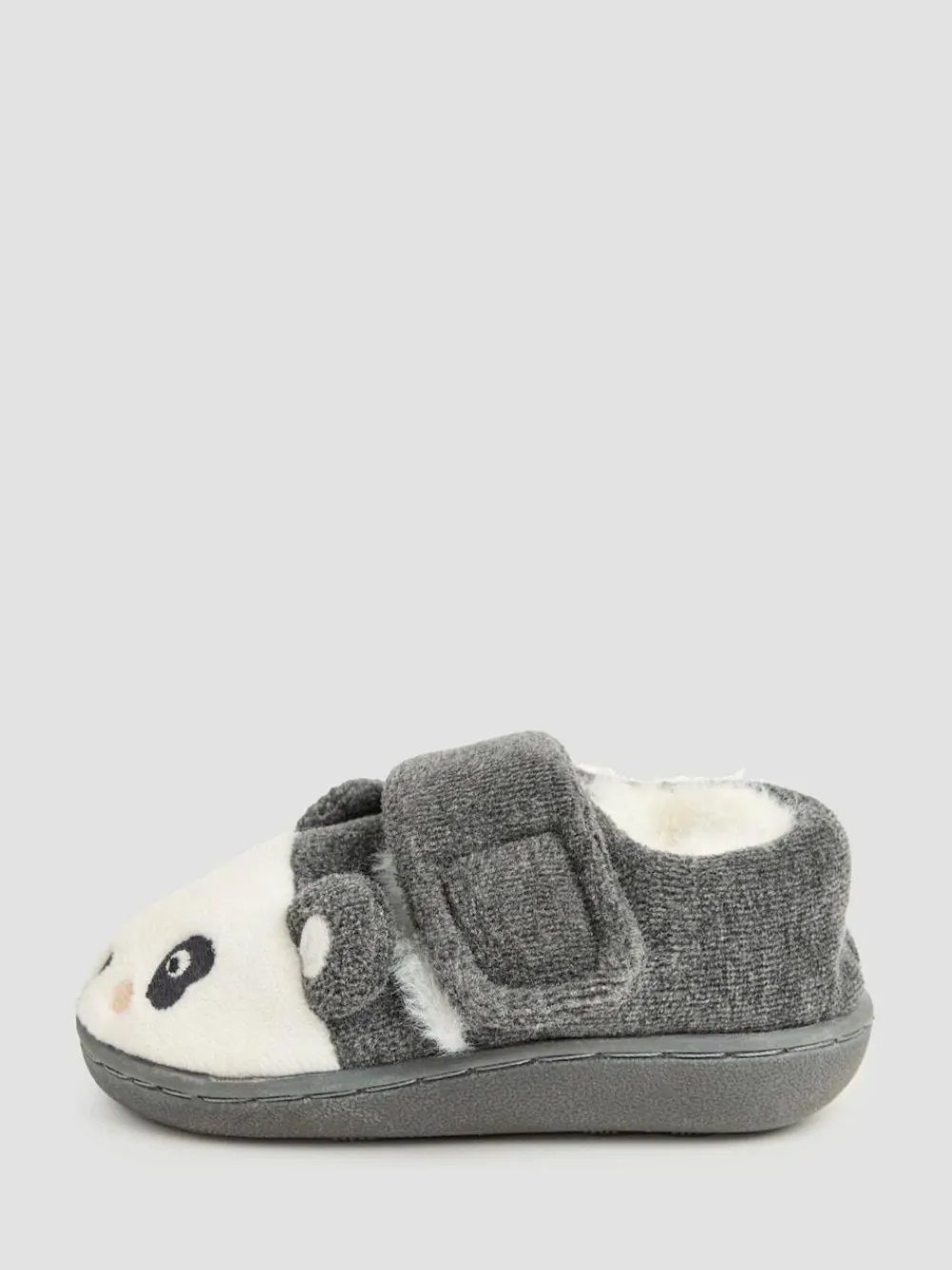 Sale Jojo Maman Bébé Grey Panda Slipper Shoes